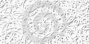 Random scaled white circle or rings overlay background wallpaper banner pattern photo