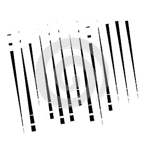 Random segmented lines pattern. dynamic dashed, irregular stripes. abstract geometric design