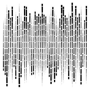 Random segmented lines pattern. dynamic dashed, irregular stripes. abstract geometric design