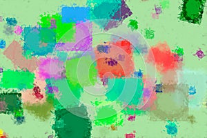 Random square & rectangle shape, digital generative art for web page. Canvas, surface, backdrop & abstract.