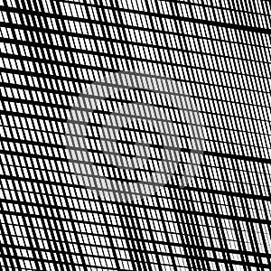 Random tilt, oblique grid, mesh pattern. dynamic slanting intersect lines. abstract grate design. trellis, lattice geometric