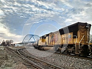 Random trains in Atchison Kansas.