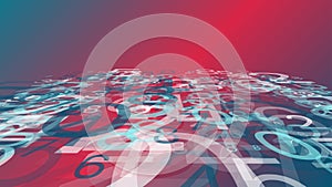 Big data analytics digital technology vector concept