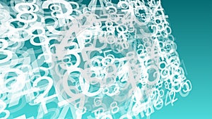 Digital neural network vector technology backgrounds