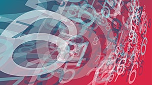 Digital numbers, cloud computing data exchange