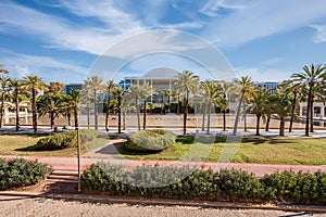 Random Valencia cityscape on a sunny day photo