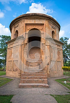Rang ghar sibsagar assam, is a two-storeyed building which once served as the royal sports-pavilion photo