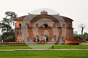 The Rang Ghar is a two-storeyed building which once served as the royal sports- pavilion. photo