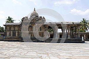 Ranganayaki, Andal, temple situated in the North West to Chennakeshava temple. Belur, Karnataka. View from South.