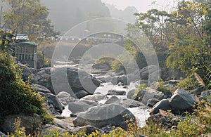 Rangbang river mountain valley.Tabakoshi West Bengal India