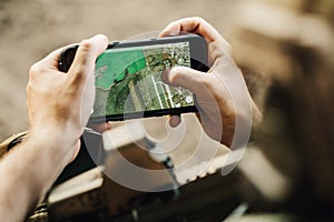 Rangers paves the route on an electronic tablet