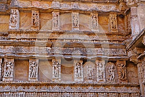 Rani ki vav, an stepwell on the banks of Saraswati River in Patan. A UNESCO world heritage site in India