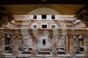 Rani ki vav, an stepwell on the banks of Saraswati River in Patan. A UNESCO world heritage site in India