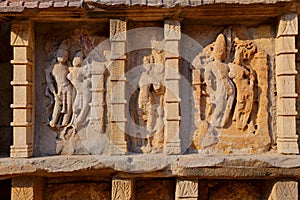 Rani ki vav, an stepwell on the banks of Saraswati River in Patan. A UNESCO world heritage site in India