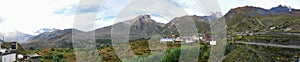 Ranipauwa, Muktinath landscape panorama after rain, Nepal