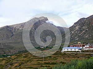 Ranipauwa, Muktinath landscape after rain, Nepal