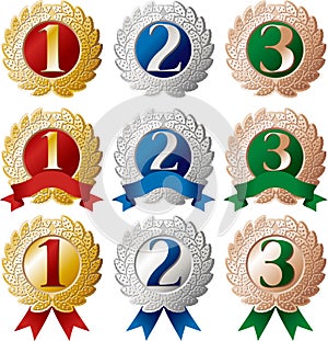 Ranking medal set