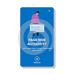 ranking page web authority vector