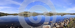 Rannoch moor loch scottish highlands photo