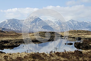 Rannoch moor in winter