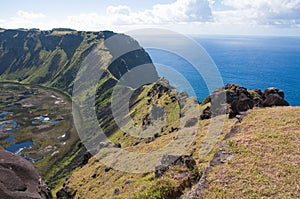 Rano Kau volcano, Easter island