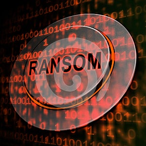 Ransom Computer Hacker Data Extortion 3d Rendering