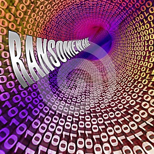 Ransom Ware Extortion Security Risk 3d Rendering