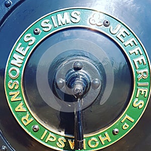 Ransomes sims and Jefferies boiler plate