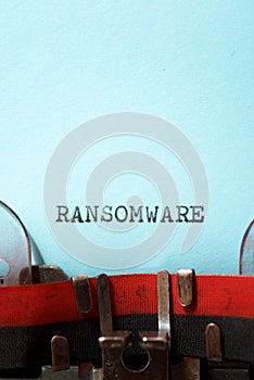 Ransomware concept view