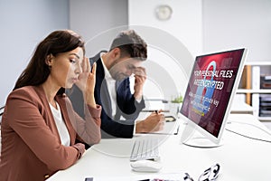 Ransomware Cyber Attack Using Malware