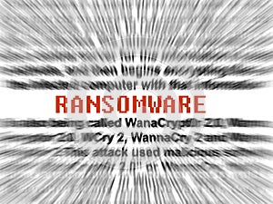 Ransomware hacking virus software malware