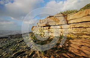 Rapahoe Beach rock formations