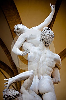 The of the Sabine Women 1574-82 by Giambologna photo