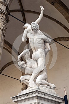 Rape of the Sabine Women by Gianbologna in Florence photo