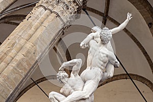 Rape of the Sabine Women by Gianbologna in Florence photo