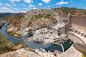 The Rapel dam in Chile photo