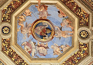 Raphael Rooms (Stanze di Raffaello) detail, Vatican, Rome