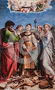 Raphael, The Saint Cecilia Altarpiece, 1514