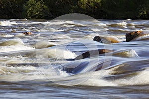 Rapid torrential river