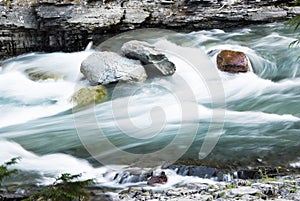 Rapids in McDonald Creek photo