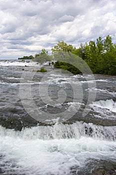 Rapids in the Niagara River photo