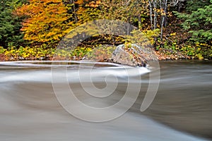 Rapids Of The Oxtongue River Smoothed Out With Long Exposure