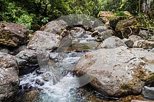 Rapids of Rio Hornito river in Pana