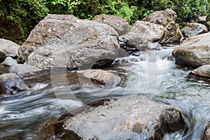 Rapids of Rio Hornito river in Pana