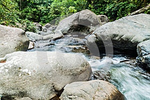 Rapids of Rio Hornito river in Pana