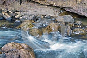 Rapids in river in Cederberg Mountains