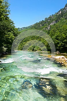 The rapids of River Neretva