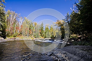 Rapids and river Northern Ontario