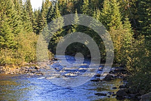 Rapids on RiviÃ¨re du Diable in Mont Tremblant Nationalpark