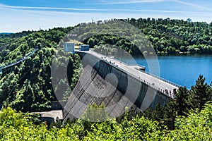 The Rappbode Dam (Rappbodetalsperre) is the largest dam in the Harz region as well as the highest dam in Germany